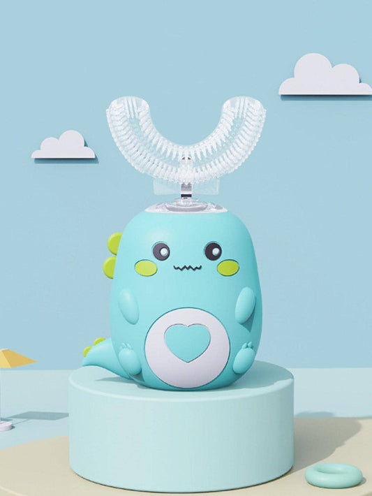 1pc Silicone Electric Toothbrush, Cute Dinosaur Design Electric Toothbrush For Home