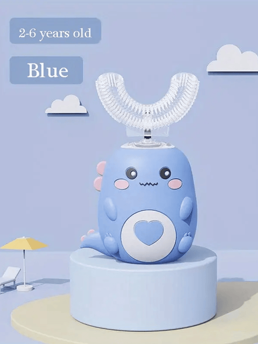 1pc Electric Toothbrush Kids U-shaped Sonic Smart Ultrasonic Tooth Brush IPX7 Waterproof For Toddler