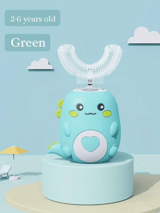1pc Electric Toothbrush Kids U-shaped Sonic Smart Ultrasonic Tooth Brush IPX7 Waterproof For Toddler