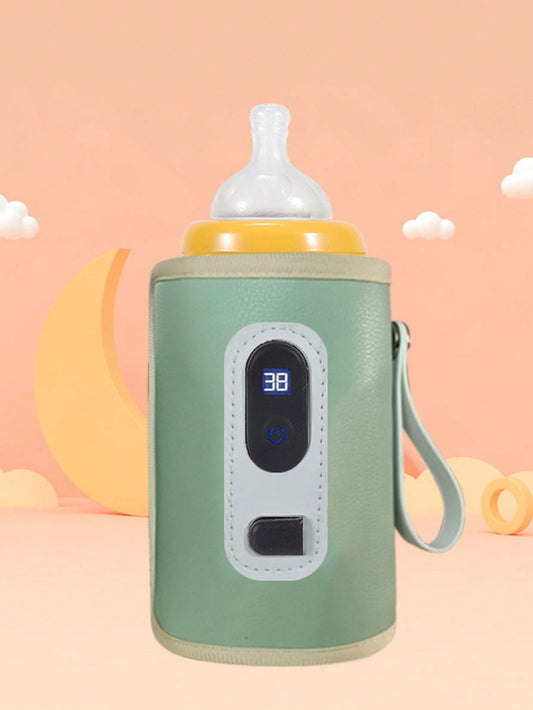 (Power By USB) Portable Bottle Warmer Milk Water Warmer Bottle Heater Drink Warm Milk Thermostat Bag