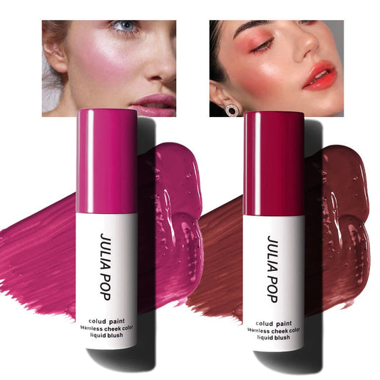 2Pcs Velvet Blendable Liquid Soft Blush Beauty Wand for Cheek & Lips.Natural-Looking Mousse Texture Matte Finish Face Shaping Blush Sticks.Long-Wearing Advanced Hazy Feeling Dewy Finish Contour Concealer. Berry + Warm Rose