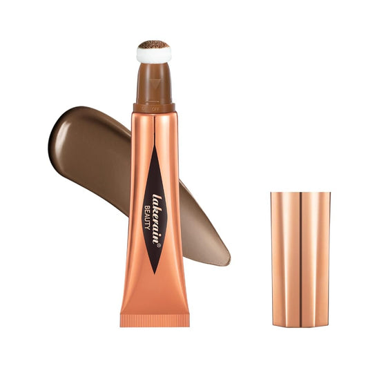 YU KUI LX Liquid Contour Beauty Stick, Contour Stick, Bronzer Stick,Multi-Function Beauty Stick, Cream Contour With Cushion Applicator, Liquid Contour Stick, Women's Contour Makeup (06#)