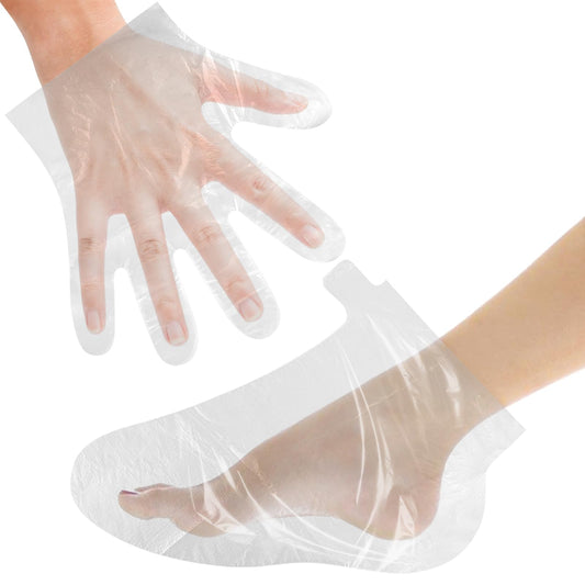 200 Pcs Paraffin Wax Liners for Feet and Hand, Disposable Paraffin Bath Liners Plastic Hand and Foot Bags for Hand&Feet Thermal Hot Wax Therapy SPA Paraffin Wax Machine,Larger and Thicker