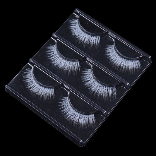 3 Pairs 3D White Eyelashes