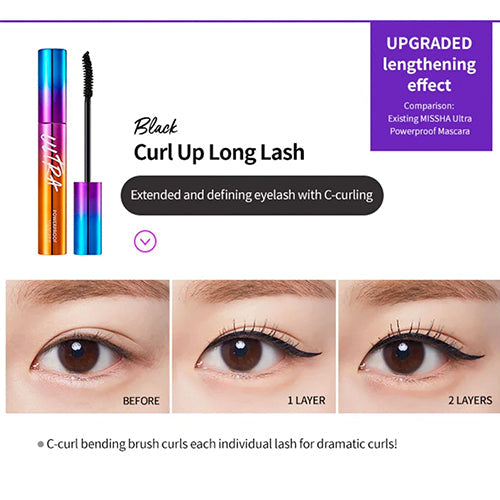 [Missha] Ultra Powerproof Mascara (3 types)